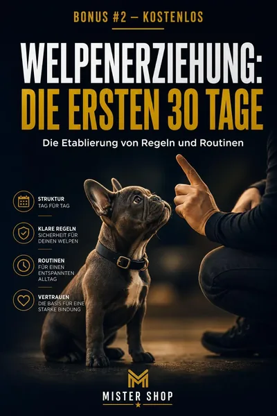 Welpenerziehung: Die ersten 30 Tage